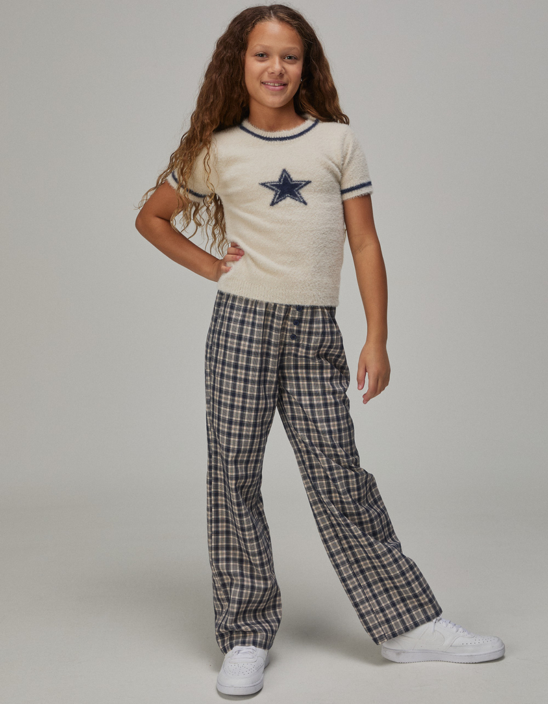 FULL TILT Girls Plaid Boxer Pants image number 0