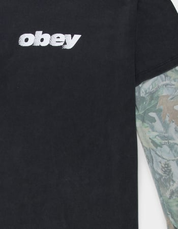 OBEY Diffusion Mens Long Sleeve 2fer Tee Alternative Image