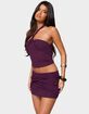 EDIKTED Maggi Knotted Backless Mesh Top image number 2