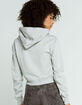 FULL TILT Essential Womens Crop Zip Hoodie image number 3
