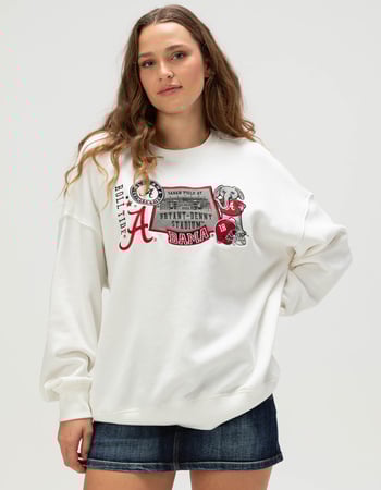 GAMEDAY SOCIAL University of Alabama Womens Crewneck Sweatshirt Primary Image