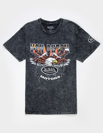 VON DUTCH Moto Chrome Mens Tee Primary Image