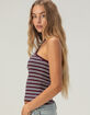 RSQ Womens Stripe Sweater Halter Top image number 3