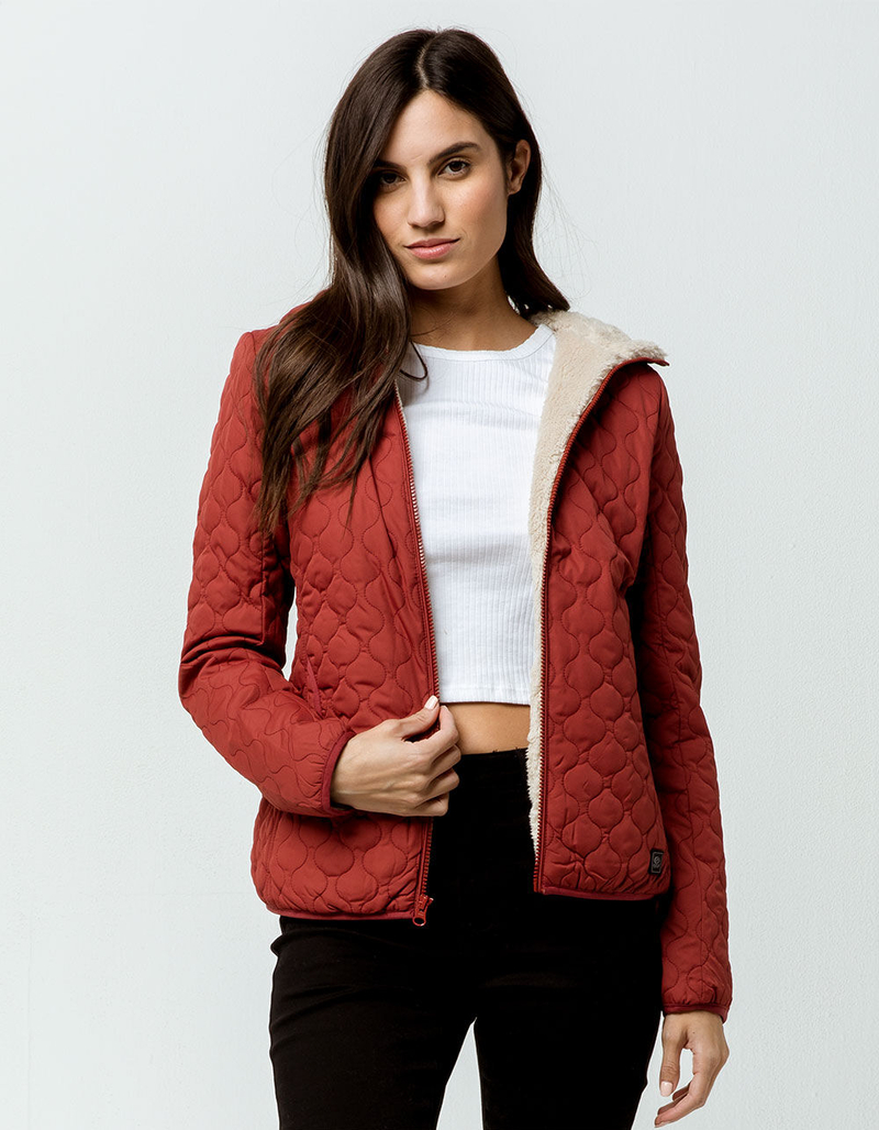 RIP CURL Anti-Series Anoeta Red Womens Jacket image number 0