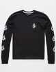VOLCOM Deadly Stones Black Boys T-Shirt image number 1