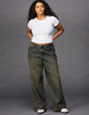 RSQ Womens Low Rise Baggy Jeans image number 5