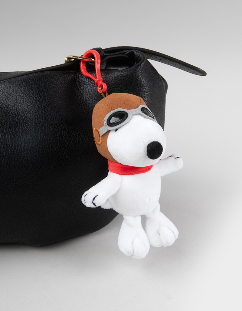 PEANUTS Snoopy Flying Ace Plush Keychain image number 1