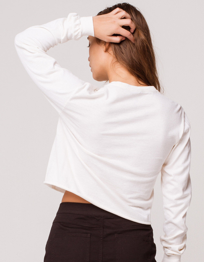 MAD ENGINE The Simpsons Couch Womens Crop Tee image number 2