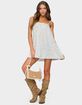 EDIKTED Patti Floral Mini Dress image number 4