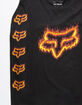 FOX Flame Head Black Boys T-Shirt image number 2