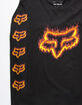 FOX Flame Head Black Boys T-Shirt image number 2