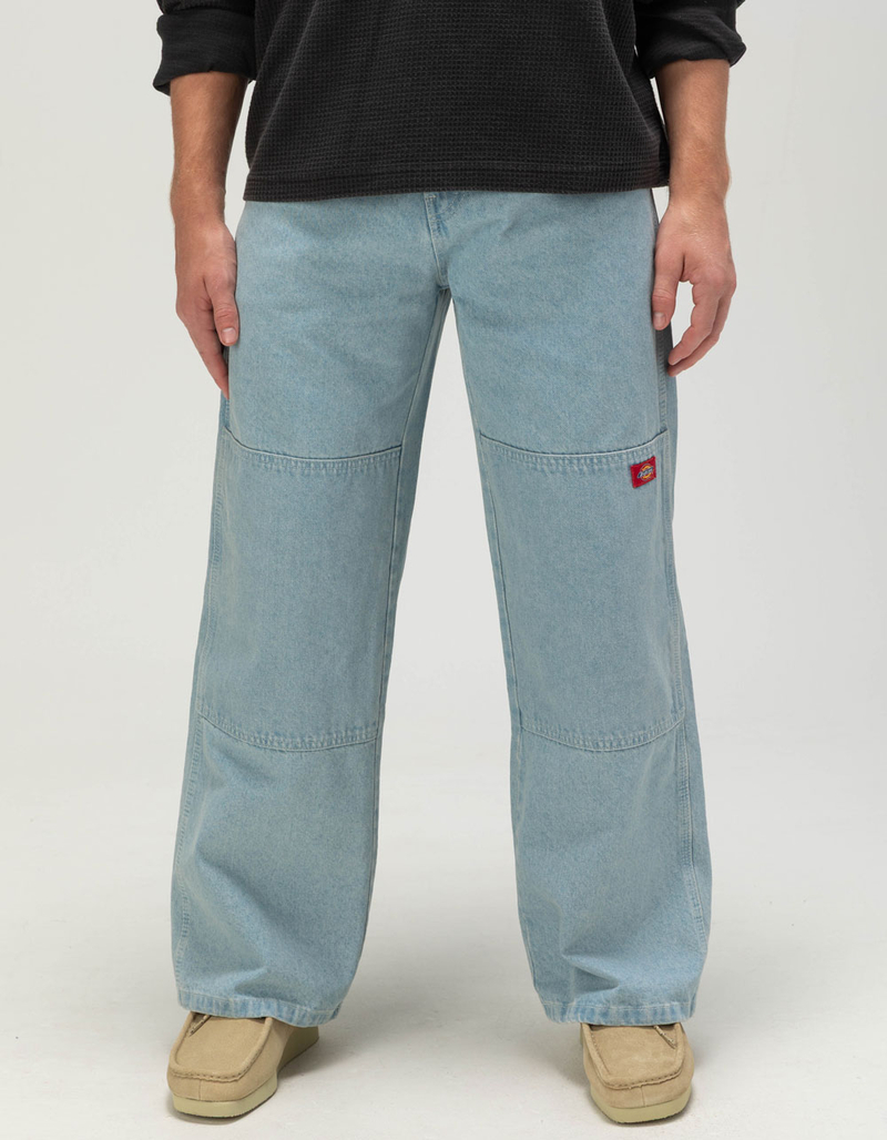 DICKIES Double Knee Mens Loose Straight Work Jeans image number 0