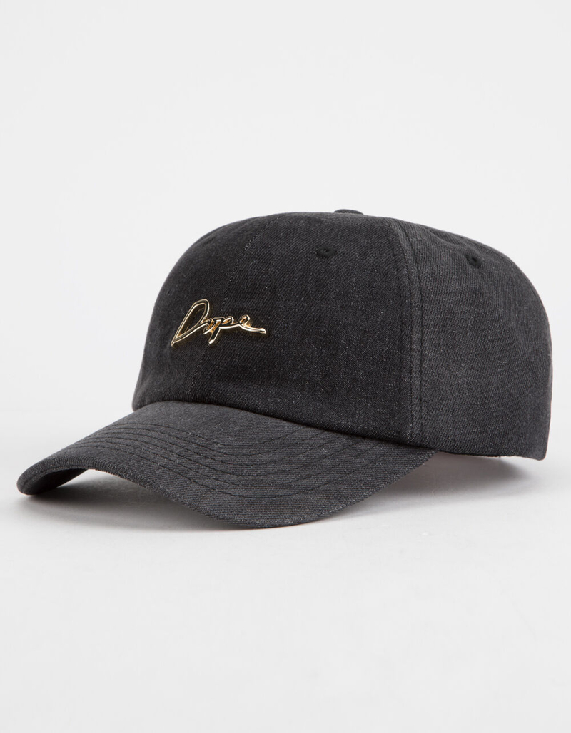 DOPE 24K Script Denim Mens Dad Hat image number 0