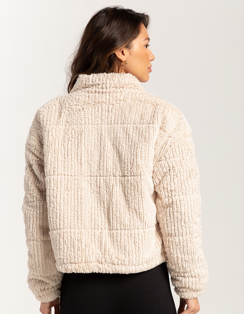 STOOSH Fur Cord Womens Puffer Jacket image number 3