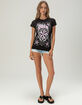 SKIN INDUSTRIES Card Play Womens Burnout Fitted Tee image number 2