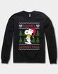 PEANUTS Christmas Sweater Unisex Crewneck Sweatshirt image number 1