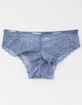 FULL TILT Lace Hipster Blue Panties image number 1