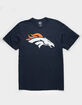 47 BRAND Denver Broncos Logo Mens Tee image number 1
