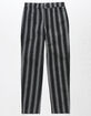 WHITE FAWN Stripe Black & White Girls Crop Pants image number 1