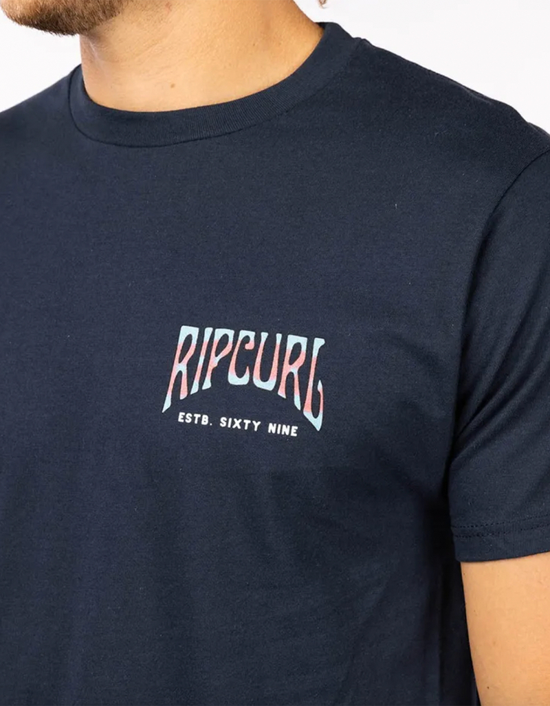 RIP CURL Americana Shred Mens Tee image number 1