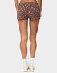 EDIKTED Chelsie Polka Dot Foldover Shorts image number 3