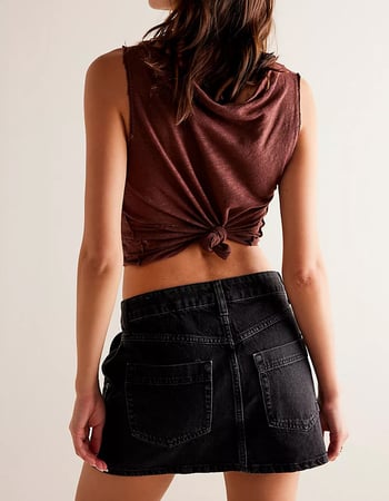 FREE PEOPLE Wynne Womens Denim Skirt Alternative Image
