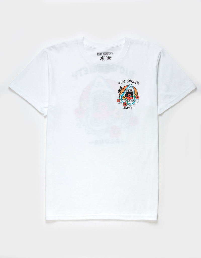 RIOT SOCIETY Aloha Shark Boys Tee image number 1