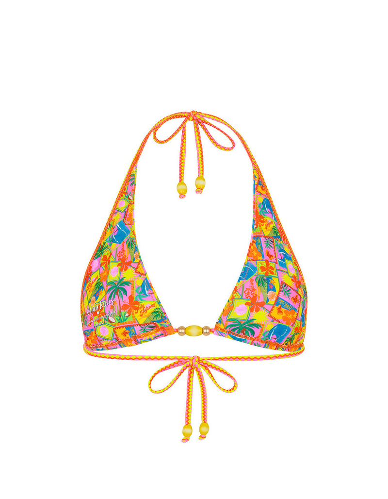 KULANI KINIS Sunshine Snaps Triangle Bikini Top image number 2