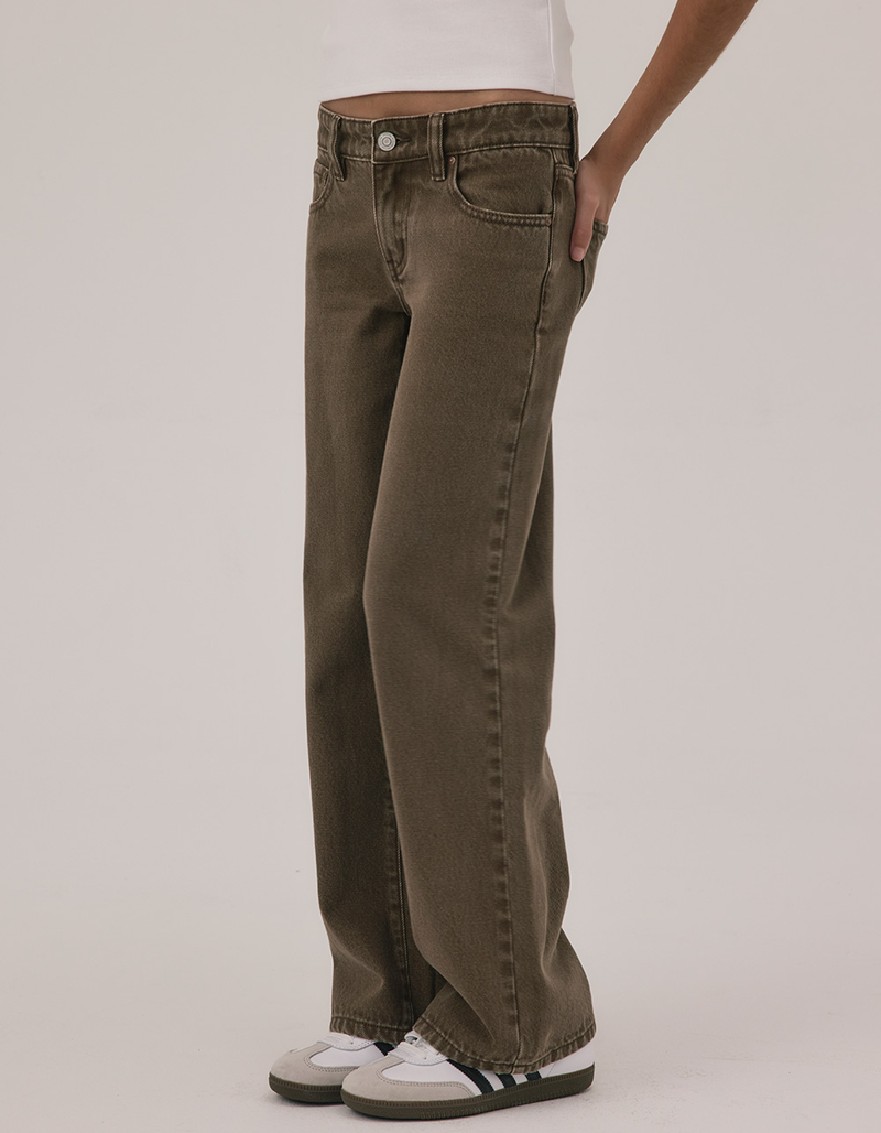 RSQ Low Rise Wide Leg Girls Jeans image number 2