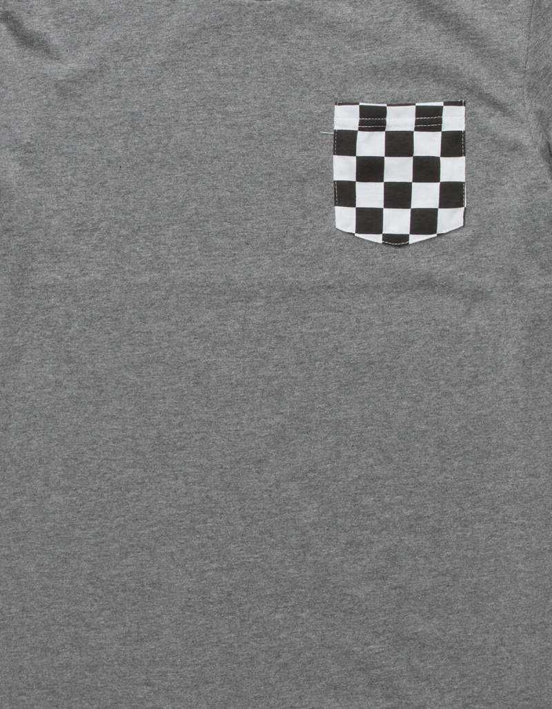 BLUE CROWN Checkers Hi-Lo Mens Pocket Tee image number 1