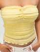 FULL TILT Lace Womens Tube Top image number 5