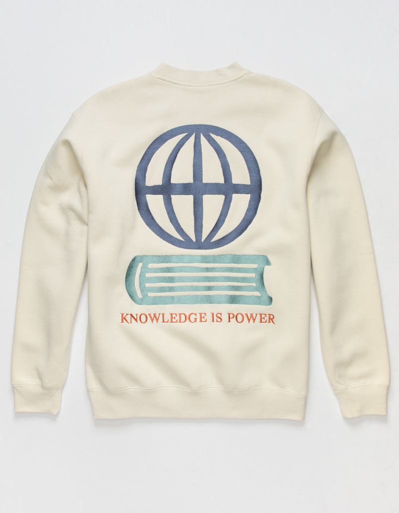 OBEY Knowledge Mens Crew Sweatshirt image number 2