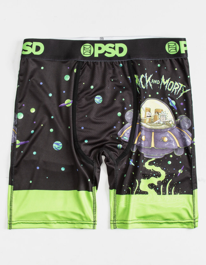 PSD Rick And Morty Flying Mens Boxer Briefs image number 0