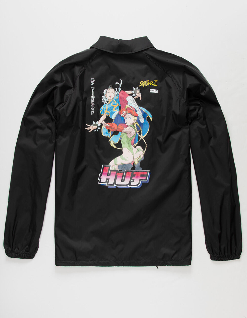 HUF x Street Fighter Chun-Li & Cammy Mens Coaches Jacket image number 0