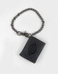 DICKIES Genuine Leather Trifold Wallet with Chain image number 1