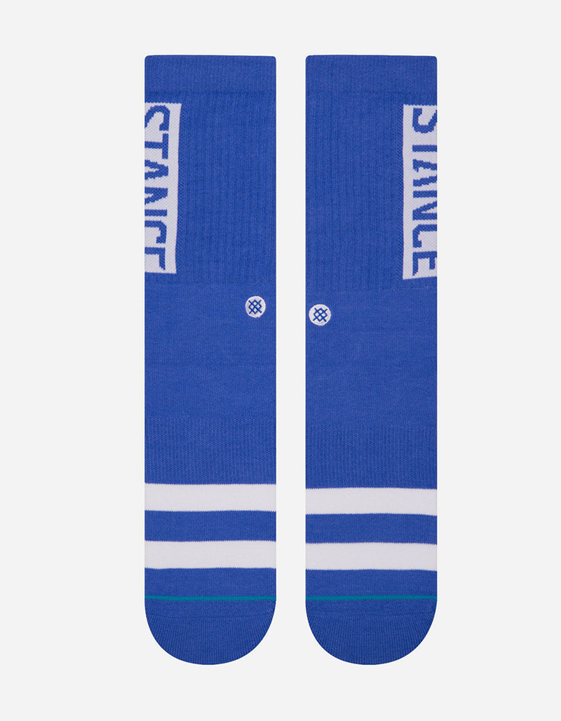 STANCE OG Blue Mens Crew Socks image number 1