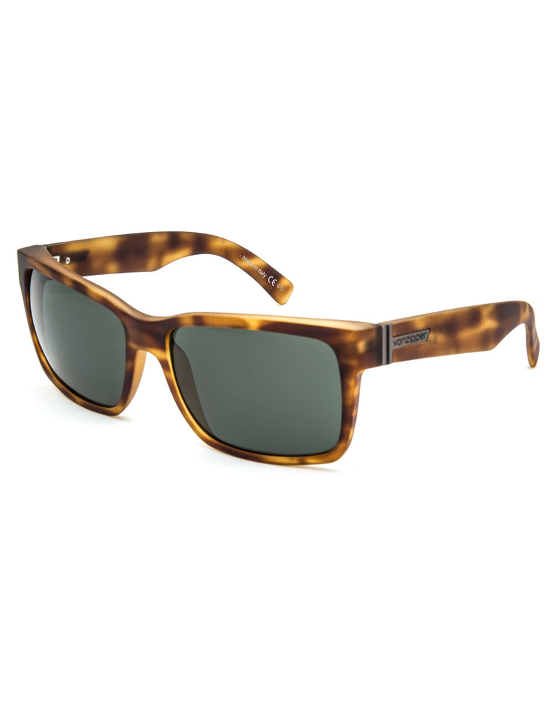 VON ZIPPER Elmore Tortoise Satin & Vintage Grey Sunglasses image number 0