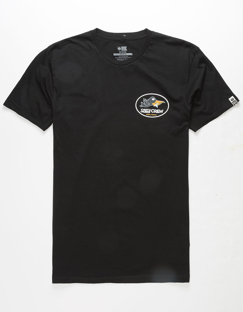 SALTY CREW Fly By Black Mens T-Shirt image number 1