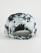 ADIDAS Originals Relaxed Tie Dye Black & White Womens Strapback Hat image number 2