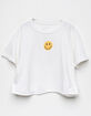 FULL TILT Smiley Girls Crop Tee image number 2