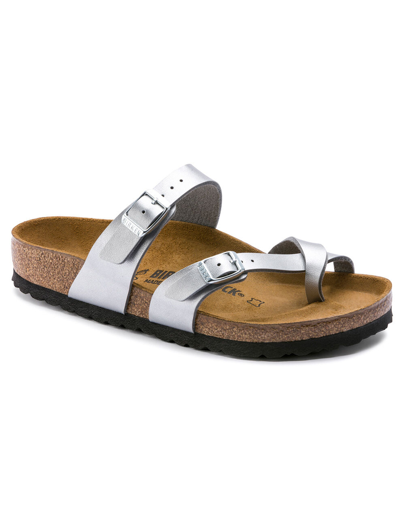 BIRKENSTOCK Mayari Womens Silver Sandals image number 0
