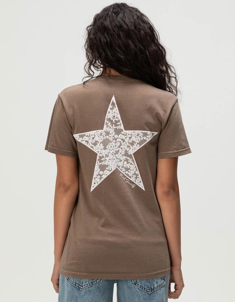 RIOT SOCIETY Lace Star Womens Tee image number 0