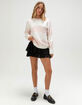 PINK ROSE Womens Stripe Sweater image number 2