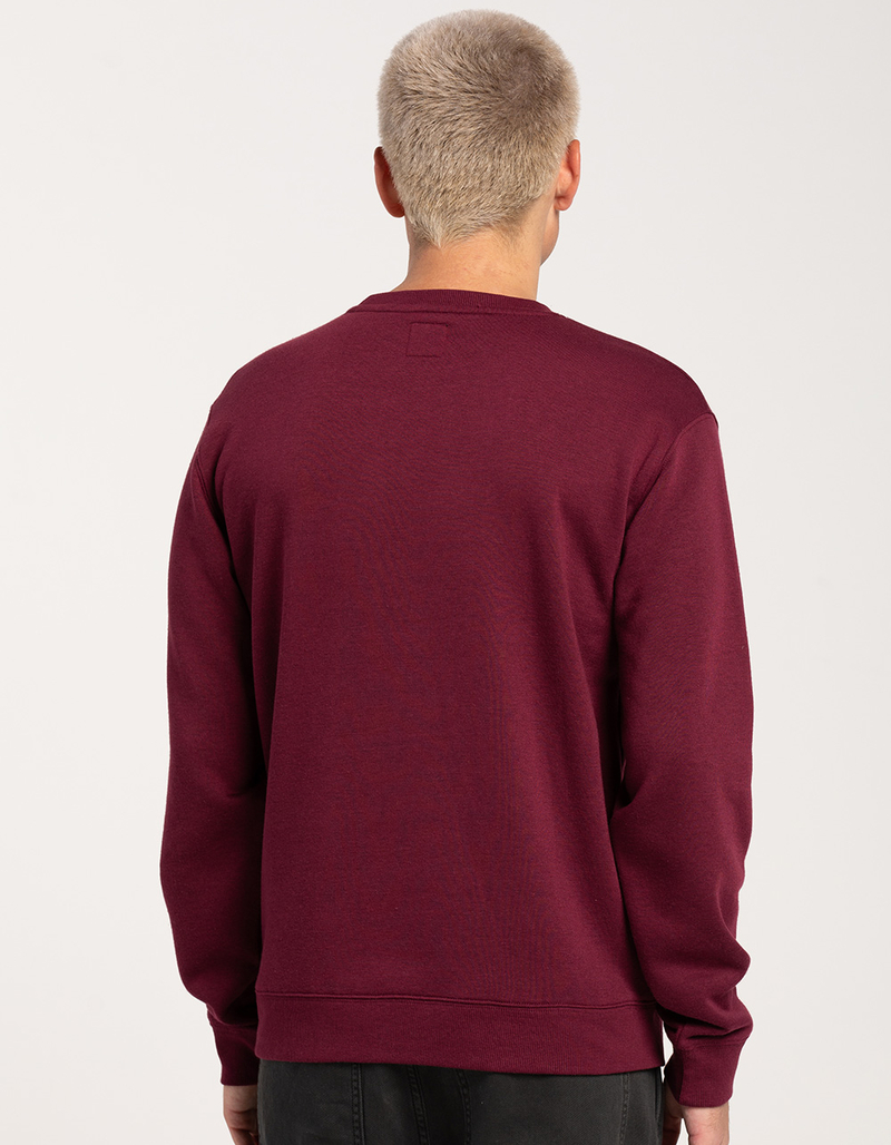 RSQ Mens Solid Crewneck Fleece Sweatshirt image number 3