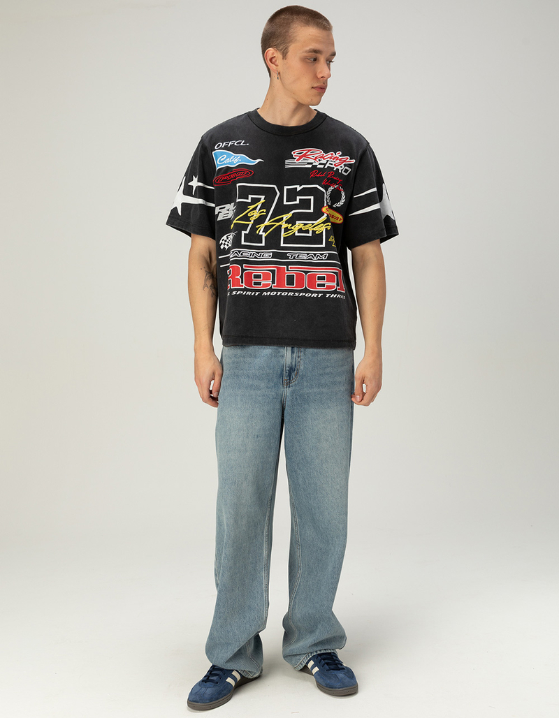 RSQ Mens Moto Boxy Tee image number 5