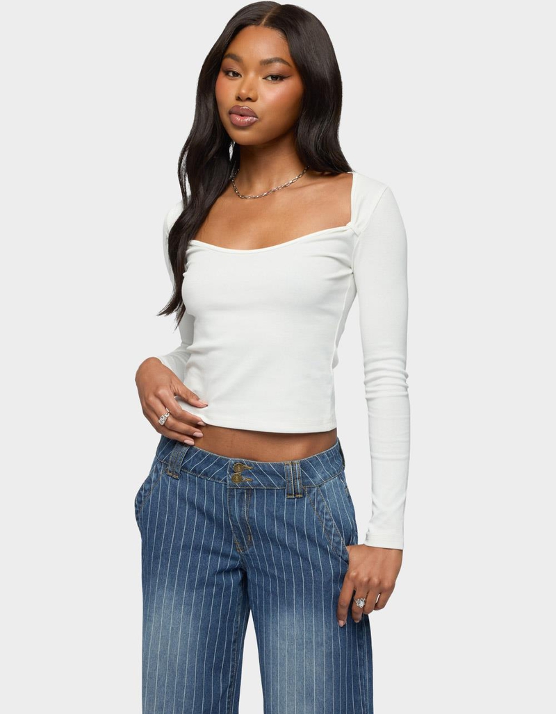 EDIKTED Ximena Scoop Neck Top image number 0