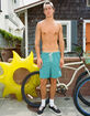 RSQ Mens Seersucker 6.5" Swim Trunks image number 1