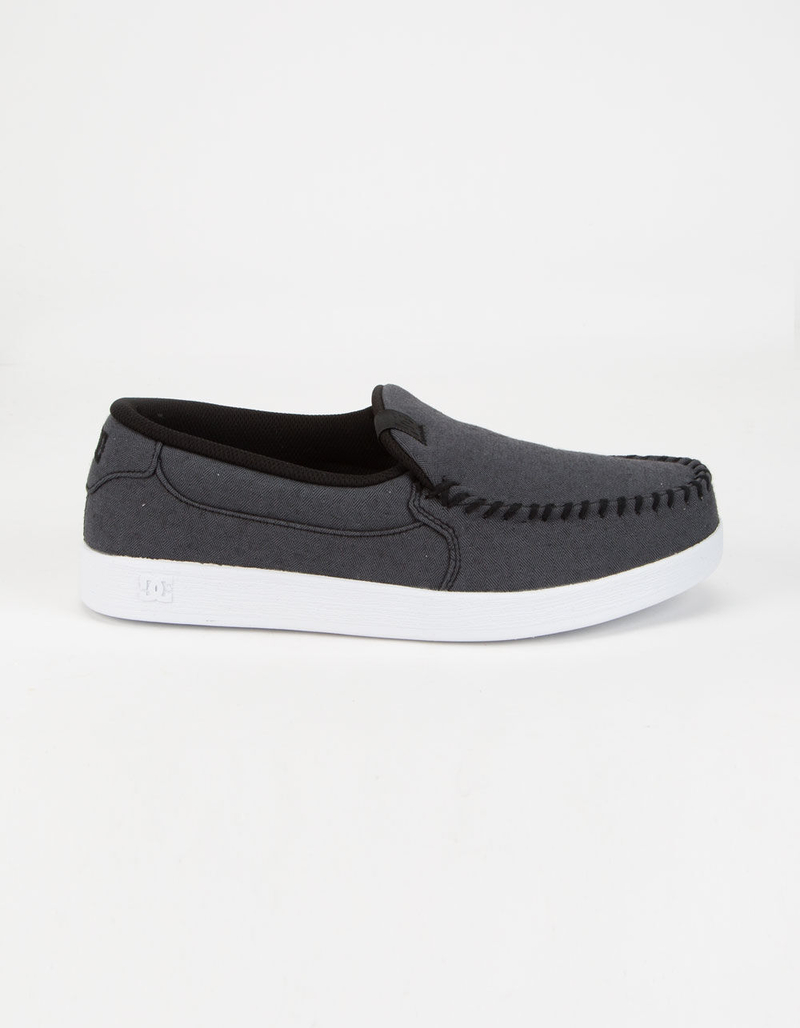 DC SHOES Villain TX SE Slip-On Heather Charcoal Mens Shoes image number 0