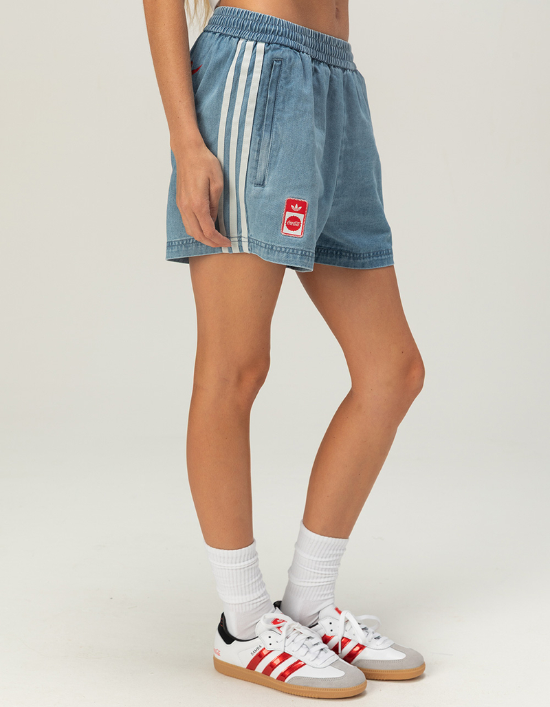 ADIDAS x Coca-Cola Womens Denim Shorts image number 5