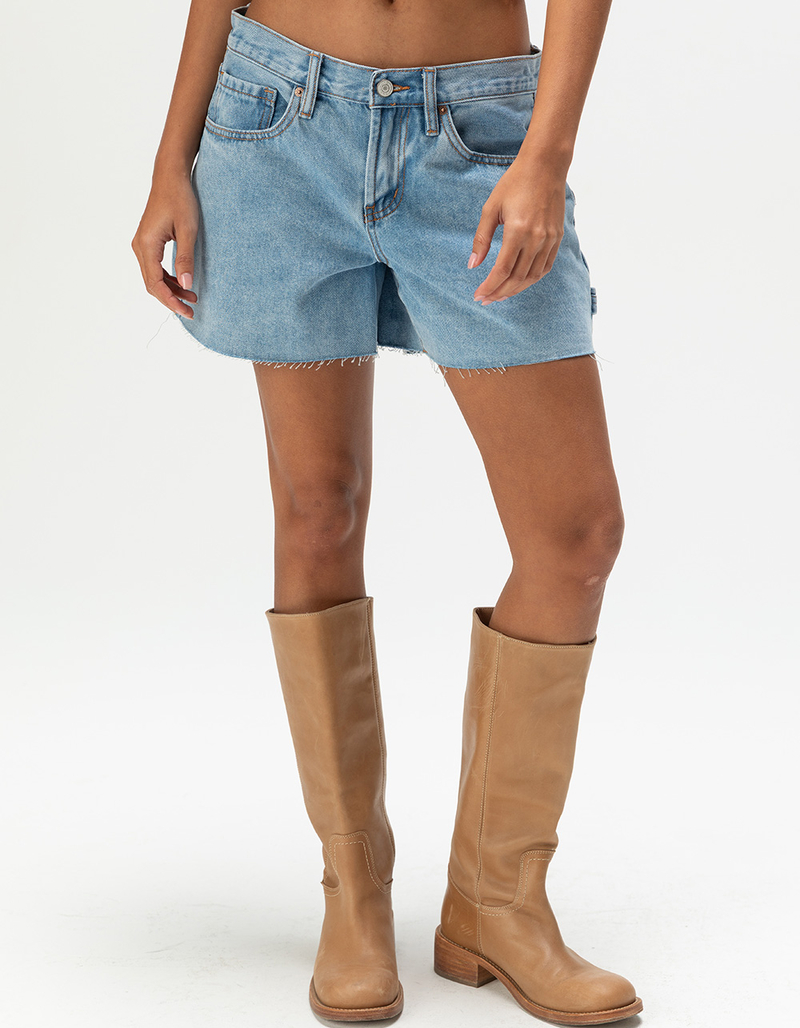 RSQ Womens Low Rise Baggy Carpenter Shorts image number 1